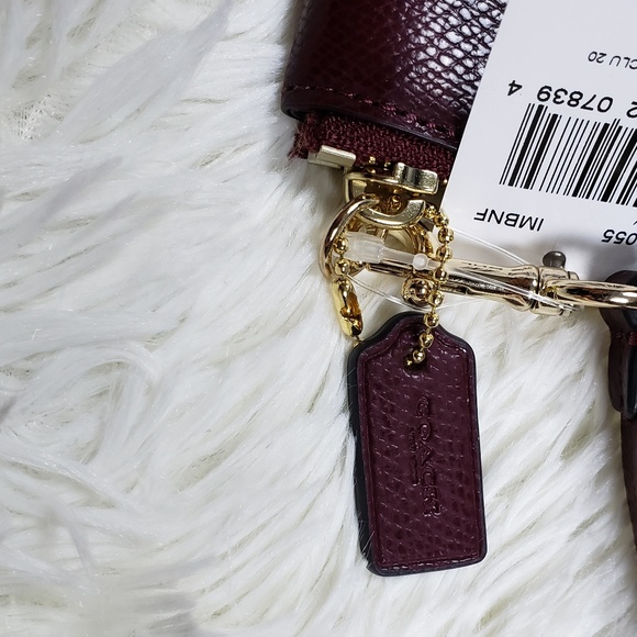 Coach Burgundy Sherry Clutch Wallet - Picture 5 of 7